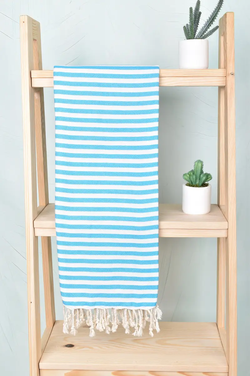 Valentines Day Gift For Him, 70x40 Cotton Striped Towel, Travel Towel, Turkish bath towel, Bachelor Bachelorette Party Favors, Cotton towel - 8