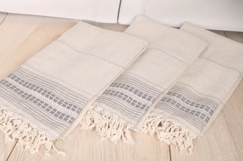 Personalized Gift, 68x40 Linen Striped Towel, Luxury towel, Fringed Turkish towel for poolside, Spa Gift, Bachelorette Party Gifts, Best Beach Towel - 6