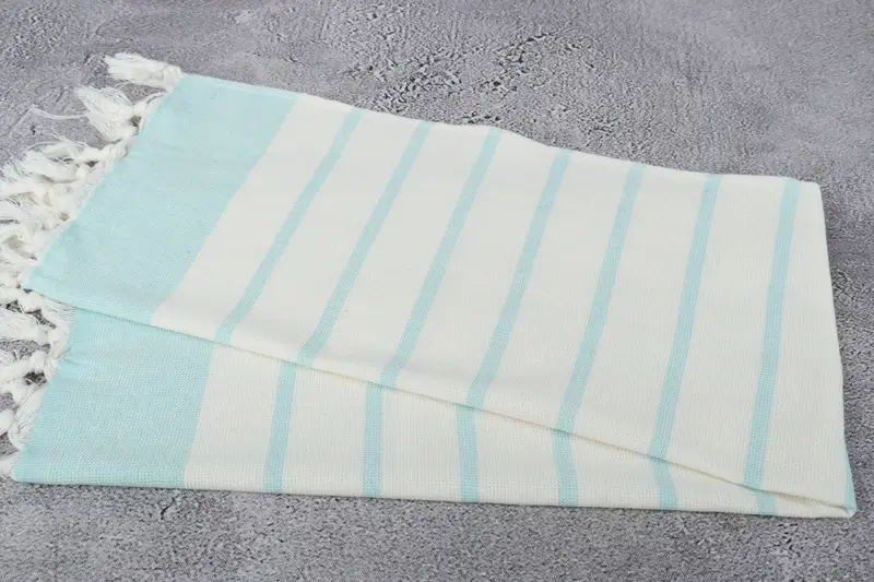 Wedding Gift Kitchen Towel, Monogrammed Hand Towel, Embroidery Towels, Personalized Hand Towel, 36x18 Cotton Striped Towel, Personalized Dish Towel - 6