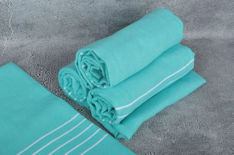 Hammam towel, Turkish Towel Beach Towel, Best Friend Gift, 70x40 Cotton Striped Towel, Family Gift, Cute Beach Towel, Lightweight towel, Pool Towels - 8