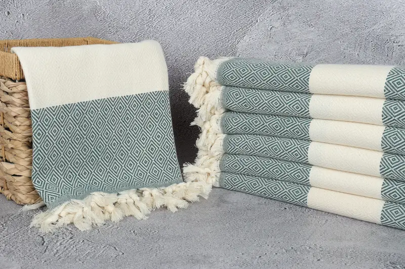 Luxury Turkish beach towel with fringe, Custom Bath Towel, Bachelor Gifts, Wedding Gift, Girl Trip Party Favor, Halloween Gifts, Personalized Gifts - 3