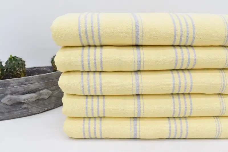 Spa Gift Towel, 68x36 Cotton Striped Terry Towel, Grandma Gift, Girls Weekend Favors, Monogram Beach Towel, Large Turkish Towel, Gifts For Him - 2