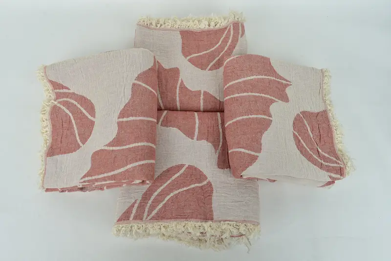 Organic towel, 68x40 Cotton Floral Patterned Towel, Gift Boxes Towel, Girls Weekend Getaways Ideas, Personalized Gifts, Wedding Gifts Towel - 7
