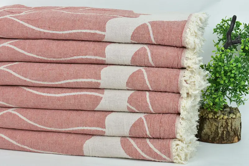 Organic towel, 68x40 Cotton Floral Patterned Towel, Gift Boxes Towel, Girls Weekend Getaways Ideas, Personalized Gifts, Wedding Gifts Towel - 4