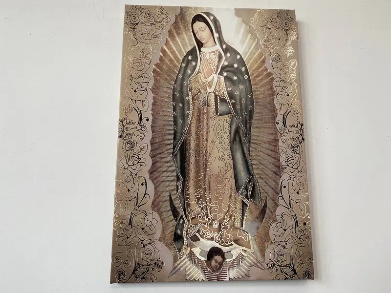 Guadalupe Bakire, Dini Duvar Sanatı, Guadalupe Leydi, Lady Wall Sanatı, Katolik Duvar Dekoru, Tertemiz Mary Wall Sanatı, Tuval Sanatı - 5