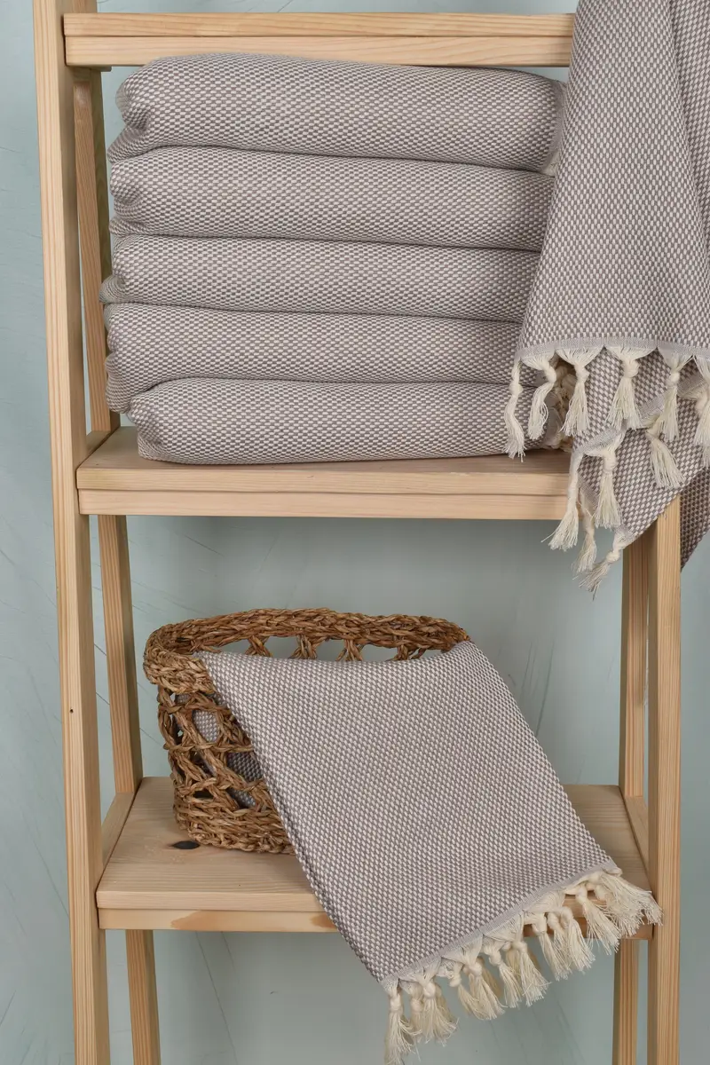 Turkish Towel Hand Towel, Custom Hand Towel, Kitchen Towel, Organic Tea Towel, 40x18 Cotton Polka Dot Towel, Bulk Order Towel, Bachelor Gifts - 3