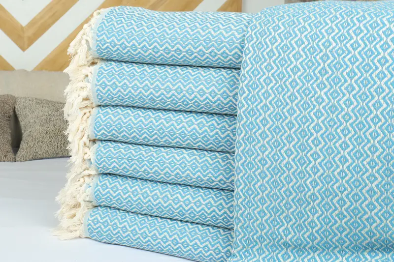Monogram Blanket, Beach Bachelorette Party Decorations, Halloween Gifts, Housewarming Gift, 96x80 Cotton Diamond Towel, Bachelorette Party Favors - 2