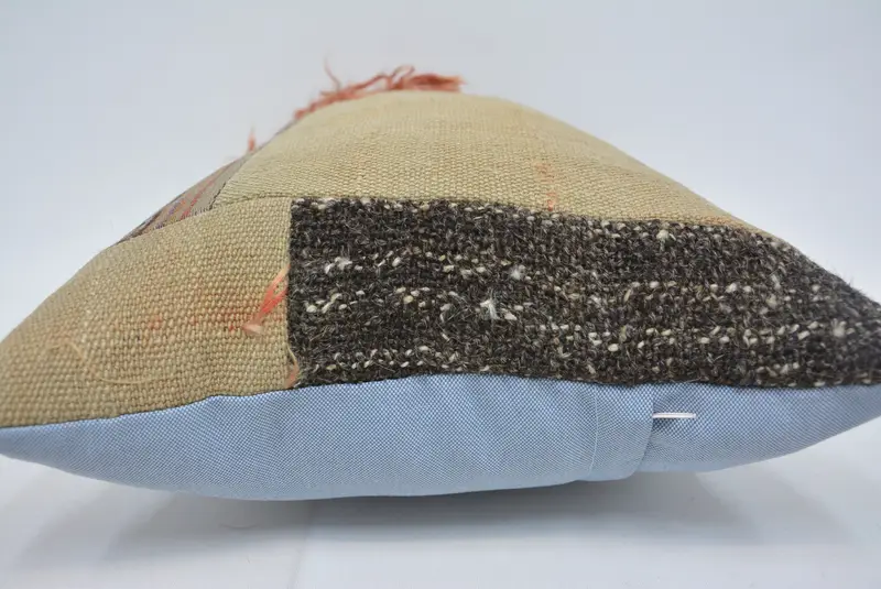 Authentic Pillow Cover, Outdoor Pillow, Handmade Kilim Cushion, 16x24 Beige Cushion Case, Cushion, Boho Pillow, Kilim Cushion Sham - 5