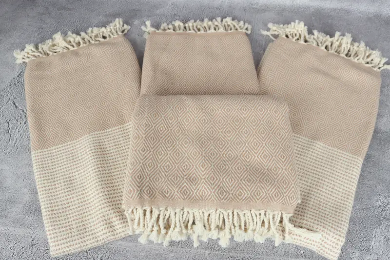 Turkish bath towel, Valentines Day Gift For Him, Cotton towel, Quick-dry towel, Thin and lightweight Turkish peshtemal, 70x40 Cotton Chevron Towel - 4