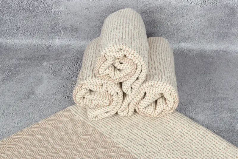 Turkish bath towel, Valentines Day Gift For Him, Cotton towel, Quick-dry towel, Thin and lightweight Turkish peshtemal, 70x40 Cotton Chevron Towel - 6