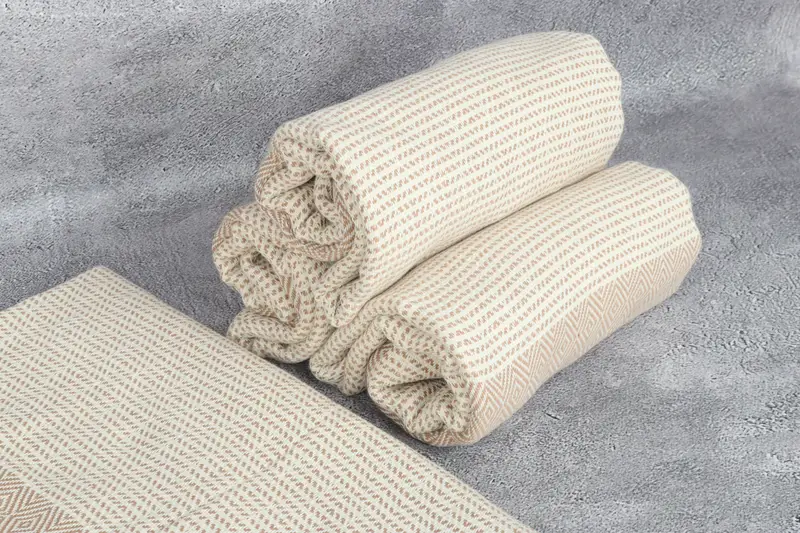 Turkish bath towel, Valentines Day Gift For Him, Cotton towel, Quick-dry towel, Thin and lightweight Turkish peshtemal, 70x40 Cotton Chevron Towel - 7