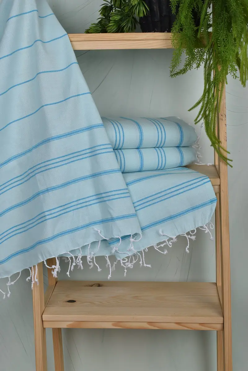 Personalized Dish Towel, 40x24 Cotton Striped Towel, Gym Towel, Turkish Towel Hand Towel, Engagement Gift, Custom Wedding Gifts, Turkish Hand Towel - 6