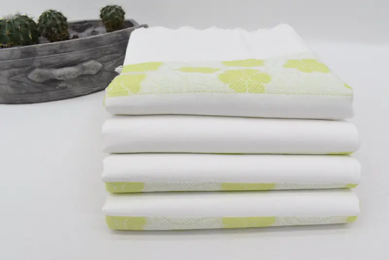 Personalized Turkish Towel, Spa Towel, 70x40 Cotton Daisy Design Towel, Absorbent Turkish towel, Embroidery Towels, Organic Turkish towel - 7