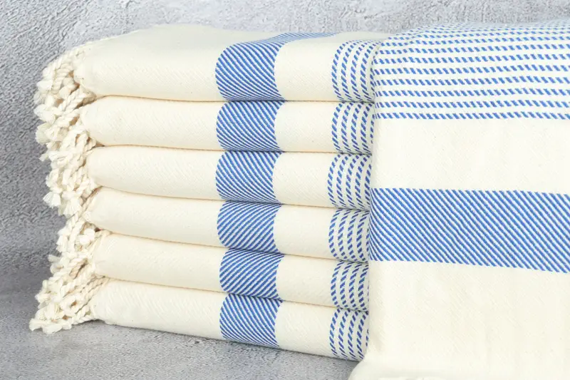 Turkish beach towel, Quick-dry peshtemal, Soft and absorbent Turkish towel, Gym Towel, Bridesmaid Gift, 70x40 Cotton Polka Dot Towel, Bachelor Gift - 1