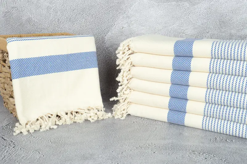 Turkish beach towel, Quick-dry peshtemal, Soft and absorbent Turkish towel, Gym Towel, Bridesmaid Gift, 70x40 Cotton Polka Dot Towel, Bachelor Gift - 3