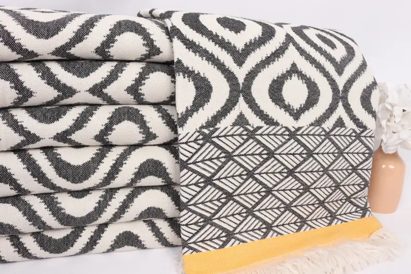 Wedding Favors, Decorative Blanket, Thanksgiving Tablecloth, Bachelorette Party Favors Beach, Organic Throw, 68x50 Cotton Diamond Towel, Tablecloth - 2