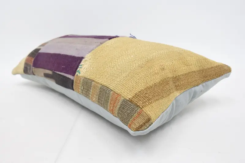 Geometric Embroidered Pillow, 12x24 Inches Decorative Pillow - 6