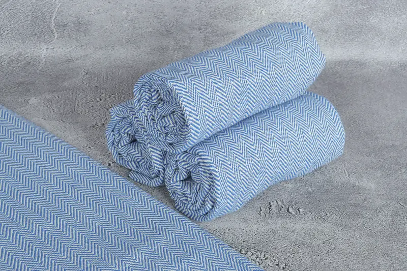 Handmade Turkish hammam towel, Beach Towel Gift, Monogrammed Beach Towel, Birthday Gift, Quick-dry peshtemal, 70x40 Cotton Herringbone Towel - 8