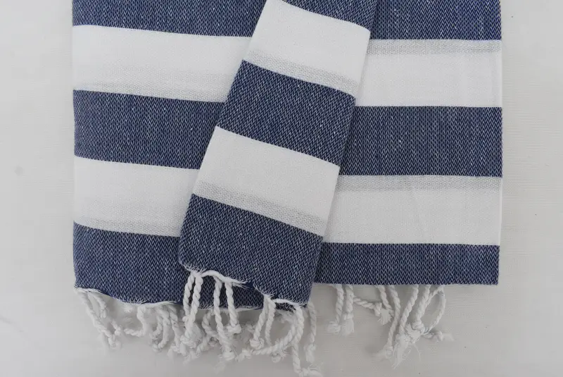 Bachelorette Gifts, Sand-resistant towel, Travel Towel, Personalized Turkish Towel, Personalized Wedding Gift For Couple, 70x40 Cotton Striped Towel - 4