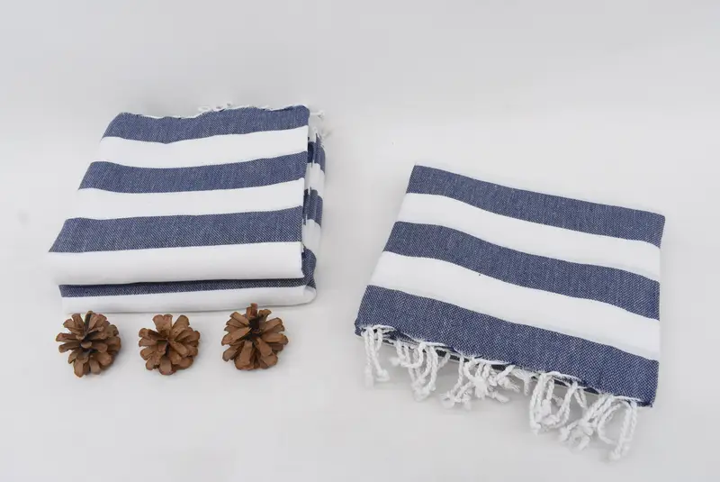 Bachelorette Gifts, Sand-resistant towel, Travel Towel, Personalized Turkish Towel, Personalized Wedding Gift For Couple, 70x40 Cotton Striped Towel - 7