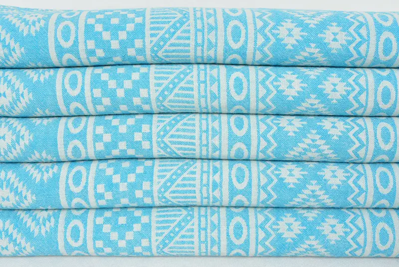 Halloween Gifts, Wedding Favors, Summer Towel, Wedding Gift, Luxury Beach Towel, Absorbent towel, 68x36 Cotton Geometric Towel, Bridesmaid Towel - 2