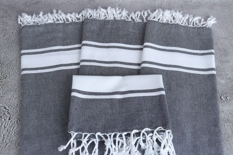 Bachelor Gift, Personalized Kitchen Towel, Monogram Kitchen Towel, 36x24 Cotton Striped Towel, Small Bath Towels, Personalized Home Gift Wedding - 4