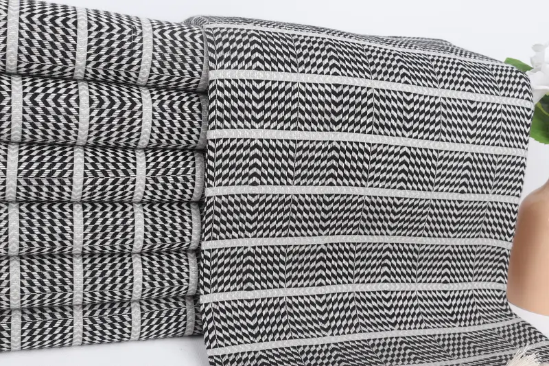 Custom Beach Towel, Gift For Him, Family Gift Basket, 70x40 Cotton Striped Towel, Handmade Turkish Towel, Maid Of Honor Gift, Custom Wedding Gift - 2