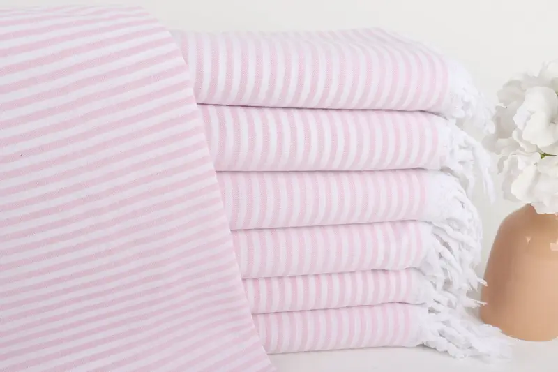 Soft towel, Bridesmaid Gift Towel, Bachelorette Party Favors, Valentines Day Gift For Him, 68x36 Cotton Striped Towel, Custom Name Towel - 1