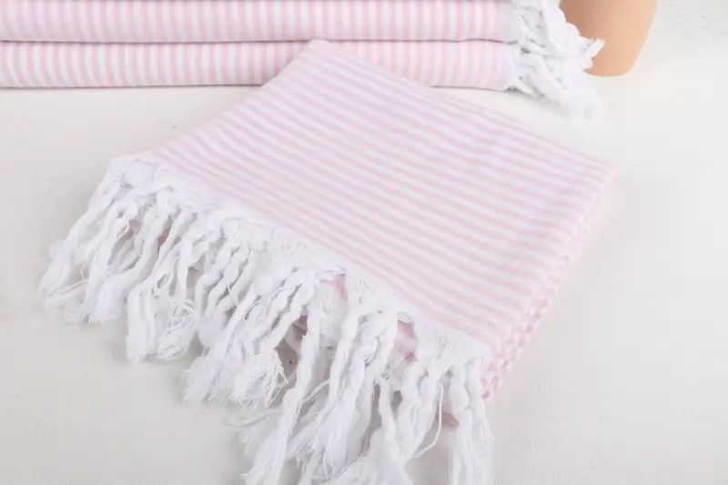 Soft towel, Bridesmaid Gift Towel, Bachelorette Party Favors, Valentines Day Gift For Him, 68x36 Cotton Striped Towel, Custom Name Towel - 5