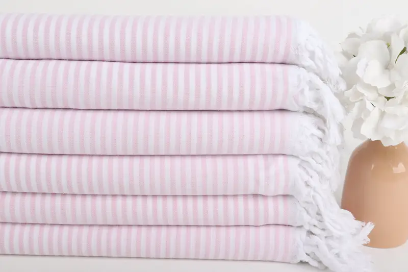 Soft towel, Bridesmaid Gift Towel, Bachelorette Party Favors, Valentines Day Gift For Him, 68x36 Cotton Striped Towel, Custom Name Towel - 3