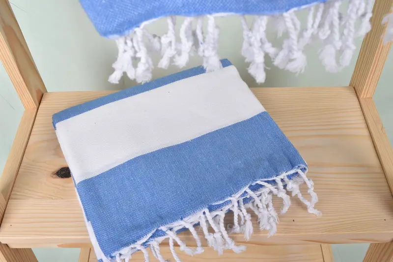 Custom Wedding Gift, Best Friend Christmas Gift, Soft towel, Handmade Turkish Towel, Organic Turkish towel, 70x40 Cotton Striped Towel - 5
