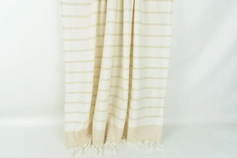 Lightweight towel, Gift For Wedding Day, Home Decor Towel, Quick-Dry Beach Towel, Turkish towel, Summer Gift Ideas, 68x39 Cotton Striped Towel - 8