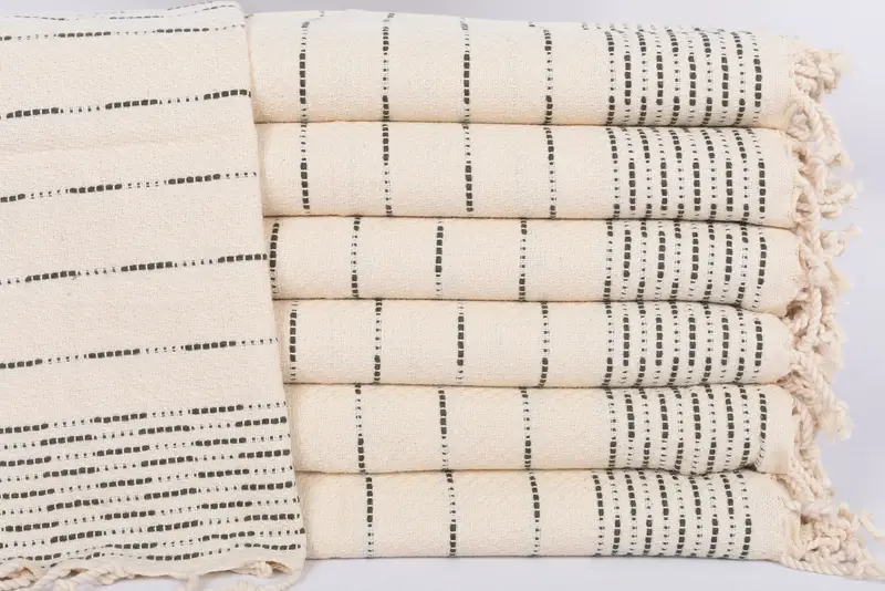 Gifts For Him, Best Friend Wedding Gift, 36x18 Cotton Striped Design Towel, Turkish Hand Towel, Wedding Favors, Gift Towel, Personalized Hand Towel - 1
