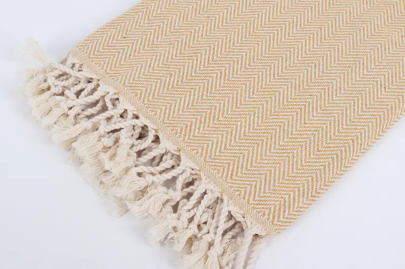 Personalized Wedding Gift, Gifts For Him, Gift For Coworker, Bridal Shower Favors, Large Beach Towel Personalized, 70x40 Cotton Herringbone Towel - 7