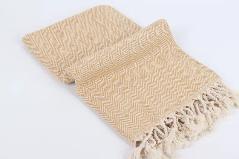 Personalized Wedding Gift, Gifts For Him, Gift For Coworker, Bridal Shower Favors, Large Beach Towel Personalized, 70x40 Cotton Herringbone Towel - 6
