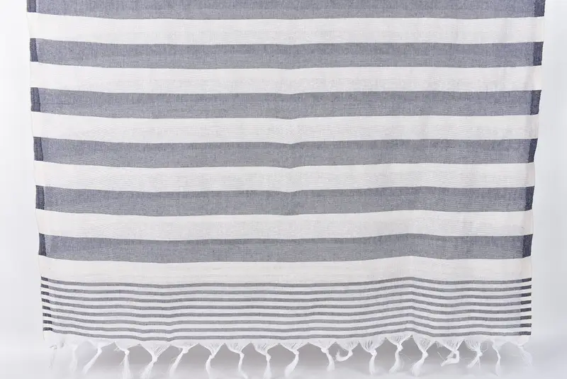 Quick-drying peshtemal towel for poolside, Beach towel, Best Friend Gift Ideas, Cotton towel, Custom Wedding Gift, 68x36 Cotton Striped Towel - 8