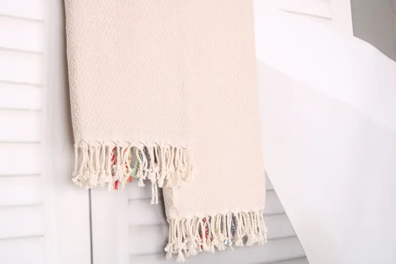 70x40 Cotton Diamond Towel, Towel With Name, Embroidered Towel, Monogram Turkish Towel, Hammam Towel USA, Gift For Best Friend, Bridal Shower Favors - 8