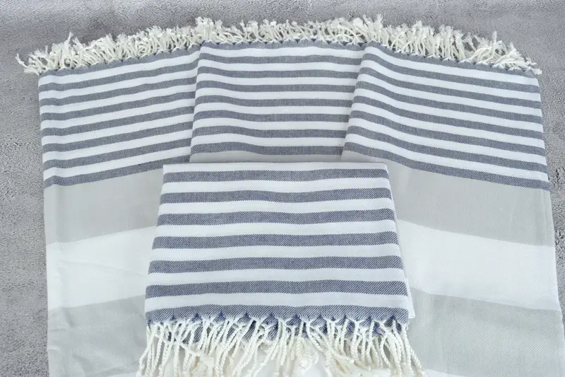 70x40 Cotton Striped Towel, Handmade Turkish Towel, Custom Turkish Towel, Christmas Gift, Best Beach Towel, Wedding Gift, Custom Wedding Gifts - 4