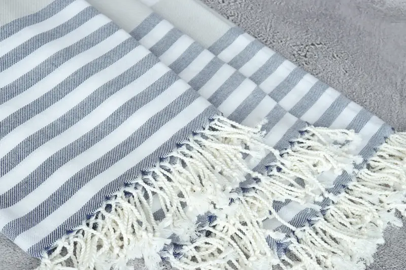 70x40 Cotton Striped Towel, Handmade Turkish Towel, Custom Turkish Towel, Christmas Gift, Best Beach Towel, Wedding Gift, Custom Wedding Gifts - 5