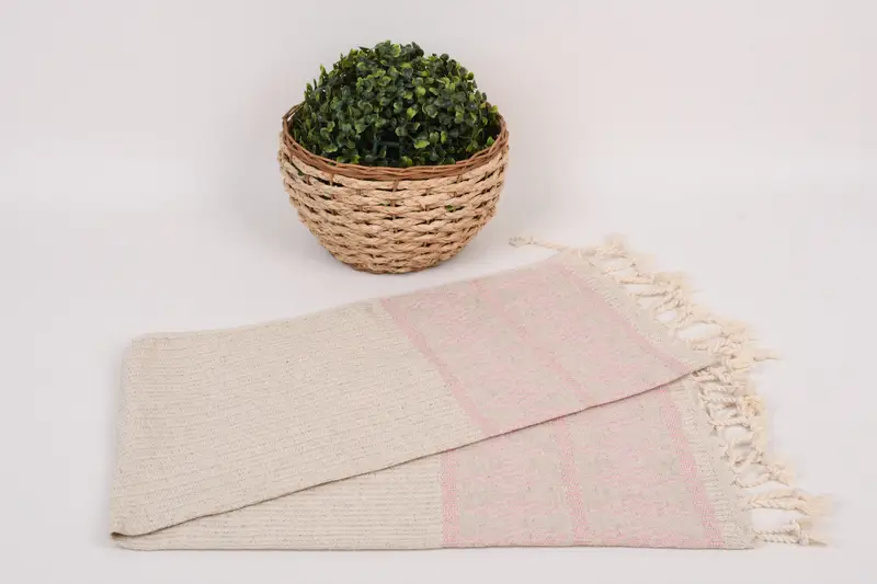 40x20 Linen Kilim Design Towel, Personalized Hand Towel, Gym Towel, Gift For Best Friend, Small Bath Towels, Custom Hand Towel, Bridal Shower Gift - 4