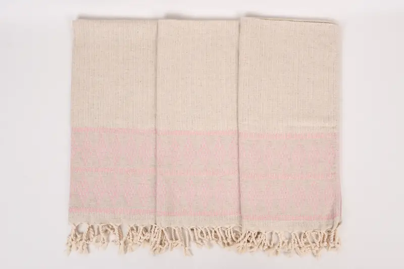 40x20 Linen Kilim Design Towel, Personalized Hand Towel, Gym Towel, Gift For Best Friend, Small Bath Towels, Custom Hand Towel, Bridal Shower Gift - 7