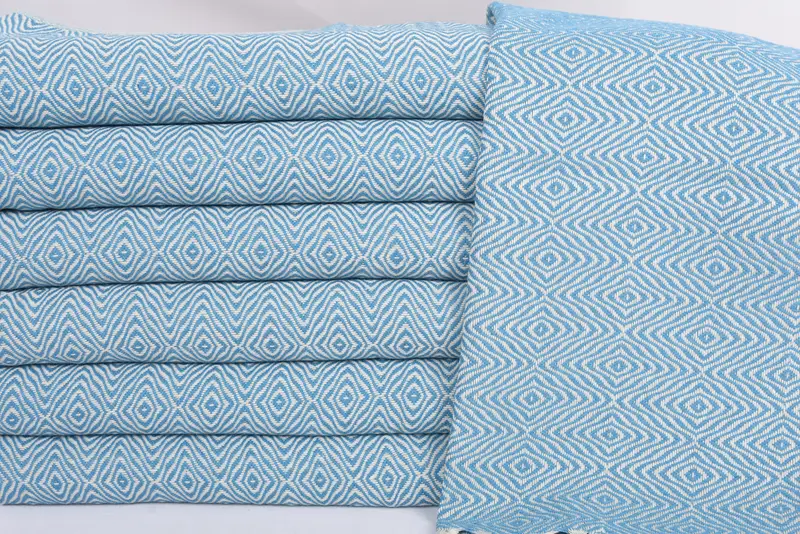 Bachelor Party Favors, Spa Towel, Custom Hand Towel, Embroidery Towel, 36x18 Cotton Zigzag Diamond Towel, Small Bath Towels, Monogram Hand Towel - 2