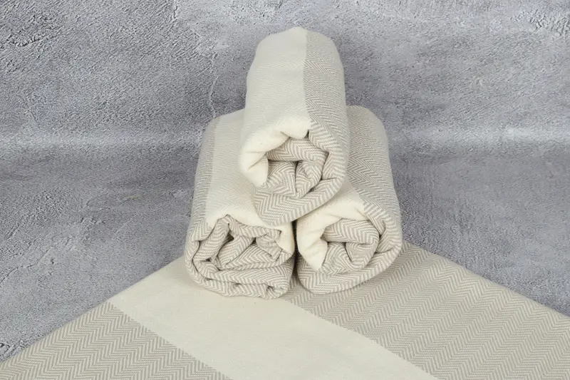 Summer Gift, Best Wedding Gift, Turkish towel bulk order for wedding gifts, Beach towel, Bride Gift, 70x40 Cotton Herringbone Towel, Bridesmaid Gift - 4