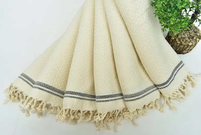 Düğün Hediyesi, Nedime Hediyesi, 38x18 Pamuklu Çizgili Havlu, Gelin Hediyesi, Kişiselleştirilmiş Ev Hediyesi Düğün, Türk Çay Havlusu, Kişiselleştirilmiş Çanak Havlu - 4