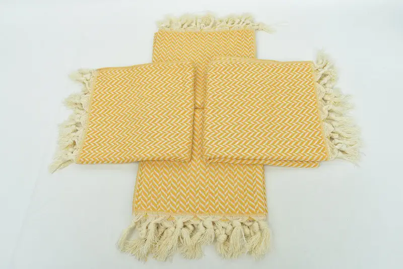 Kişiselleştirilmiş Hediye, Ev İçin Hediye, Mutfak Havlu, 36x18 Pamuklu Chevron Havlu, Mutlu Noel Hediyeleri, Kişiselleştirilmiş Yemek Havlusu, Monogram Havlular - 6