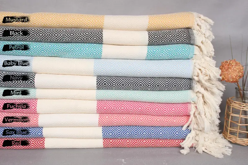Bedspread, Aesthetic Blanket, Tablecloth, Throw Blanket Couch, Gift Boxes, Turkish Throw Blanket, 96x80 Cotton Diamond Towel, Custom Shower Curtain - 1
