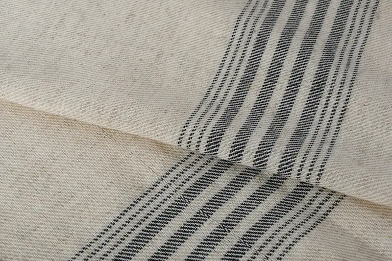 Regalos de Navidad, toalla de dama de honor, favores de boda, regalo para la casa, toalla de baño, toalla de cocina personalizada, regalo de boda, toalla a rayas de lino 36x18 - 5