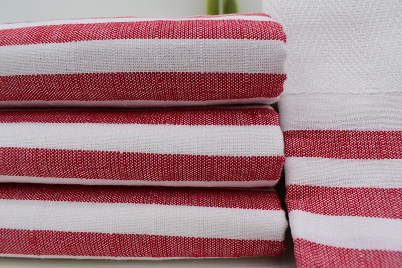 Bachelorette Gifts, Bridesmaid Gift, Personalized Beach Towel, Handmade Gift, First Wedding Anniversary Gift, 70x40 Cotton Striped Towel, Spa Towel - 3