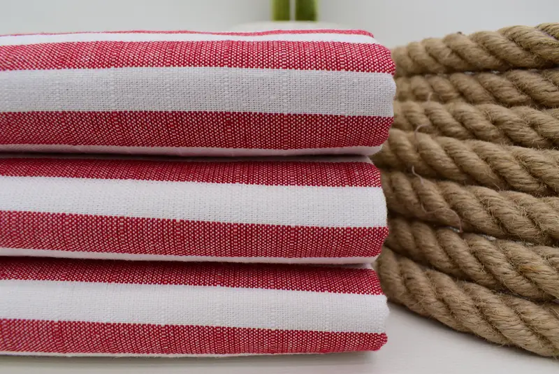 Bachelorette Gifts, Bridesmaid Gift, Personalized Beach Towel, Handmade Gift, First Wedding Anniversary Gift, 70x40 Cotton Striped Towel, Spa Towel - 2