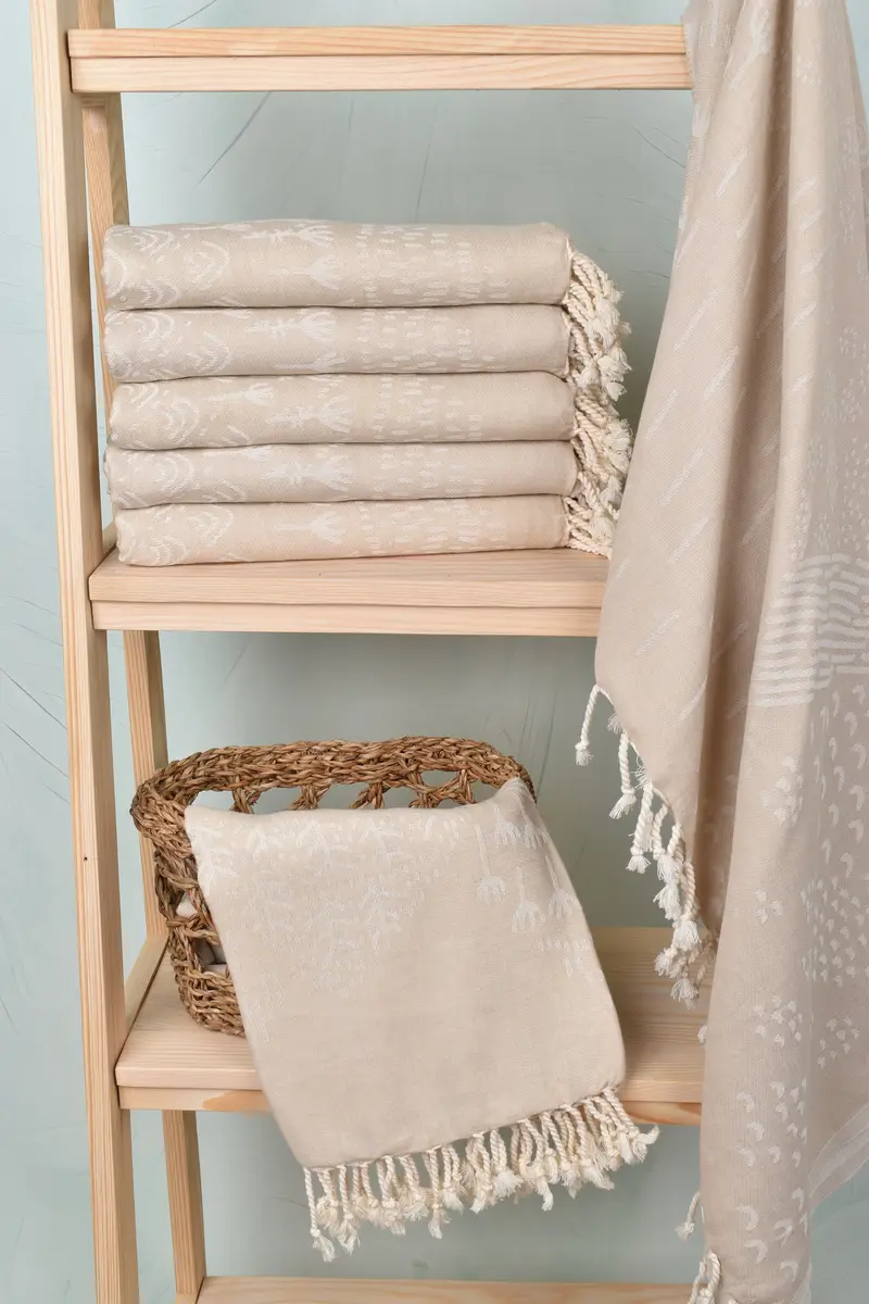 Handmade Gift, Bath towel, Custom monogram Turkish beach towel USA, 68x40 Cotton Mountain Design Towel, Turkish bath towel, Birthday Gift - 4